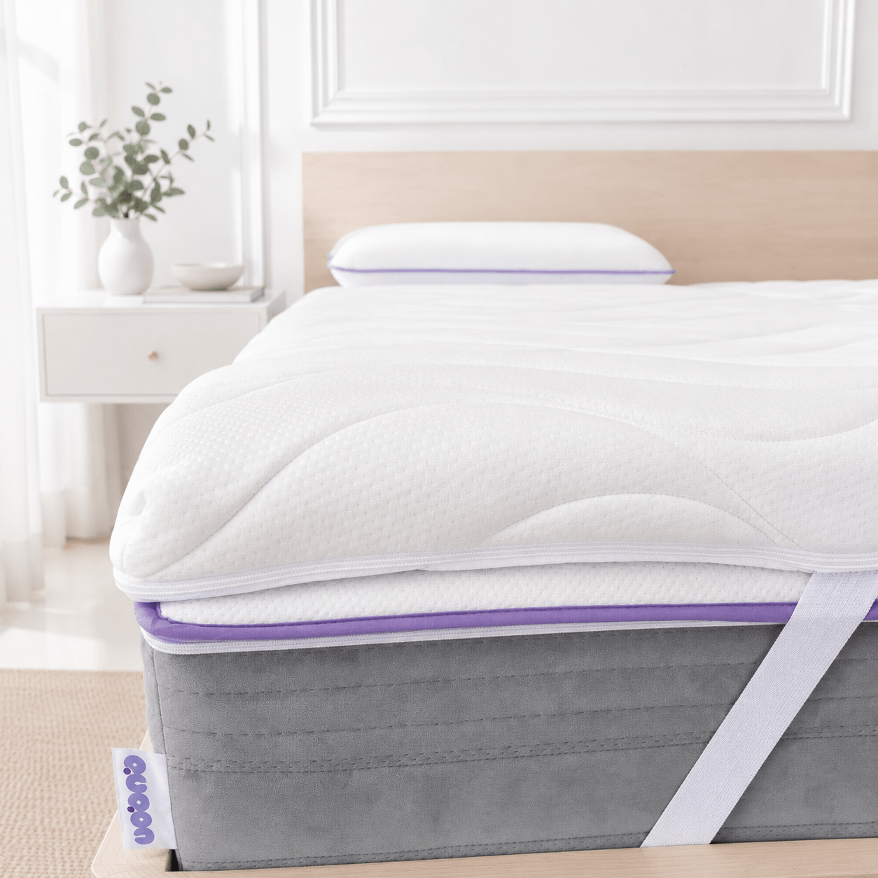 Bezug des QUQON Visco Toppers Smart im Detail